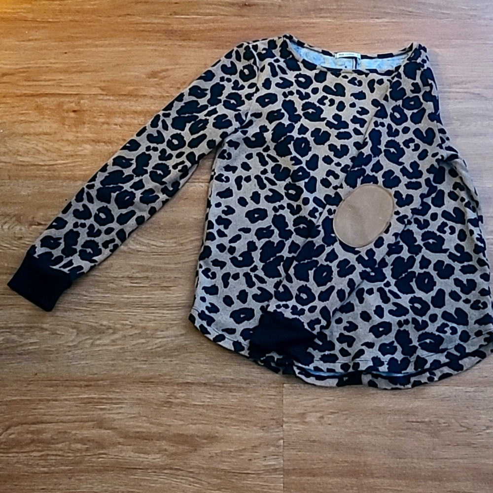Leopard print sweater